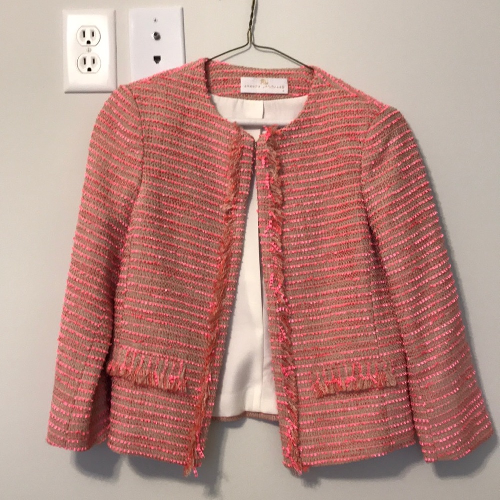Amanda Uprichard Tweed jacket. Size S. VGUC.